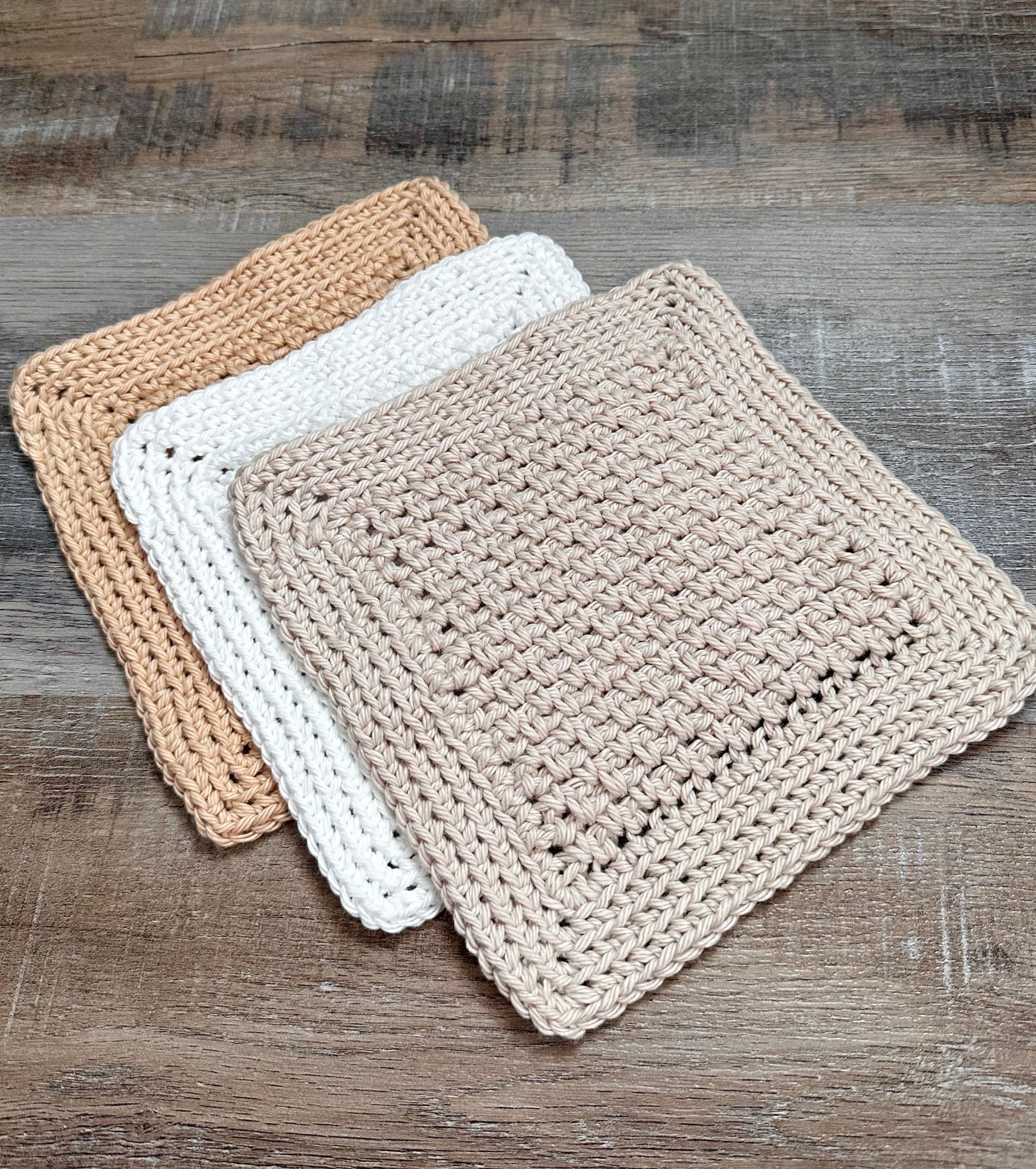 Crochet Granite Stitch Spa Cloth | Creating Me
