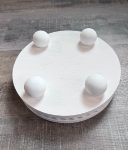 Beaded Wood Riser | Creating Me